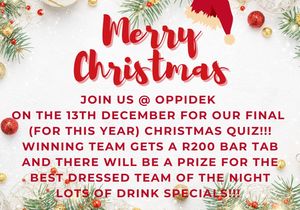 13 December 2023: Christmas Quiz Night