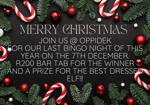 7 December 2023: Christmas Bingo Night