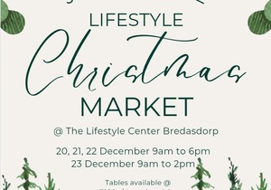 20 - 23 December 2023: Lifestyle Centre Bredasdorp Christmas Market