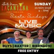 26 November 2023: Sunday Siesta with Live Music at La Cantina Stanford