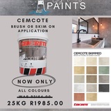 CemCote - A trowel-on cement wall coating - Cemcrete