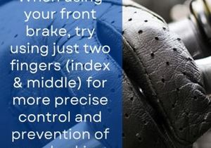 Master Your Ride: Two-Finger Technique for Precise Control