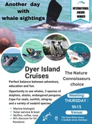 Next Dyer Island Marine Big 5 Tour: 30 November 2023