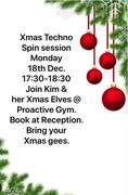 Xmas Techno Spin Session at PROactive Fitness Hermanus!