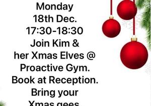 Xmas Techno Spin Session at PROactive Fitness Hermanus!