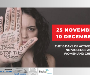25 November - 10 December 2023: 16 Days of Activism Pledge