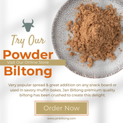 Dive into Deliciousness with Jan Biltong's Powder Biltong!