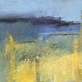 Land and Water (2023) Oil on Canvas 300x300mm R1500 - Art Rouvé - Xplorio™ Gansbaai