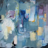 Elements (2023) Oil on Canvas 500x500mm R3500 - Art Rouvé - Xplorio™ Gansbaai