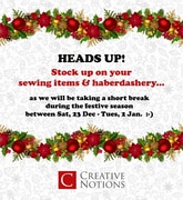 Heads Up, Sewing Enthusiasts!