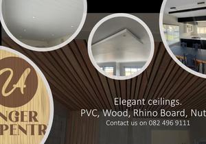 Unger Carpentry - Where Ceilings Meet Elegance!