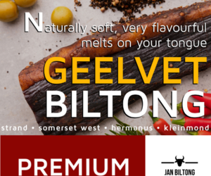 Geelvet Biltong