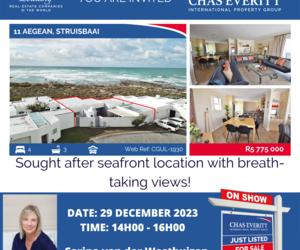 Show House in Struisbaai 29 December 2023 (R5,775,000)