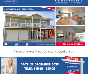 Show House in Struisbaai 23 December 2023 (R3,650,000)