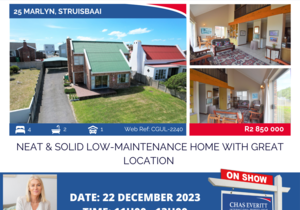 Show House in Struisbaai 22 December 2023 (R2,850,000)