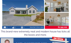 Show House in Struisbaai 18 December 2023 (R2,995,000)