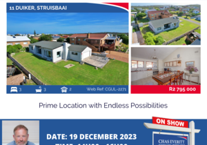 Show House in Struisbaai 19 December 2023 (R2,795,000)