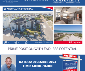 Show House in Struisbaai 22 December 2023 (R6,799,000)