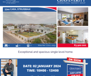 Show House in Struisbaai 2 January 2024 (R3,900,000)