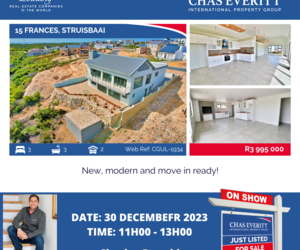 Show House in Struisbaai 30 December 2023 (R3,995,000)