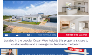 Show House in Struisbaai 28 December 2023 (R2,880,000)