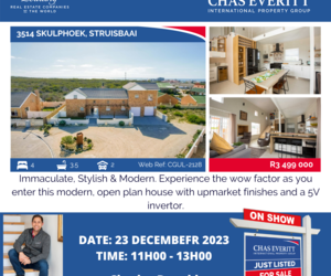Show House in Struisbaai 23 December 2023 (R3,499,000)