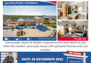 Show House in Struisbaai 26 December 2023 (R3,499,000)