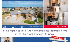 Show House in Struisbaai 18 December 2023 (R3,550,000)