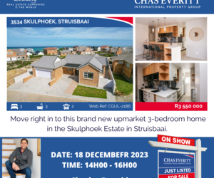Show House in Struisbaai 18 December 2023 (R3,550,000)
