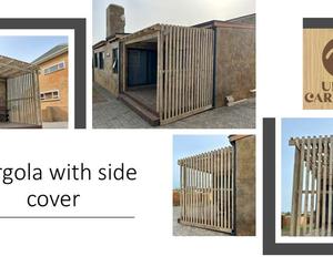 Pergola with Side Cover by Unger Carpentry!