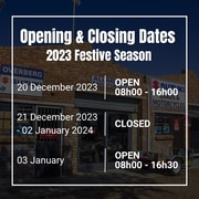 Holiday Closure Announcement from Overberg Suzuki!