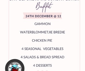 Day Before Christmas Sunday Buffet Lunch