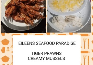 Tiger Prawns and Creamy Mussels