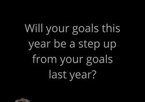 Set your goals for YOU and not anyone else