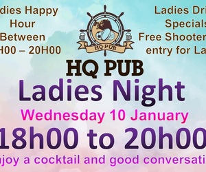 Ladies Night at HQ Pub - Wednesday, January 10, 2024!