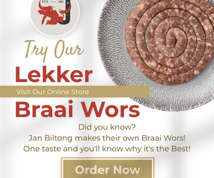Jan Biltong's Premium Quality Braai Wors!
