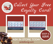 Free Loyalty Card: Shop, Stamp, Save at Jan Biltong!