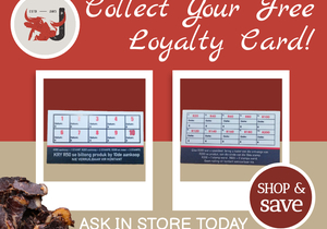 Free Loyalty Card: Shop, Stamp, Save at Jan Biltong!
