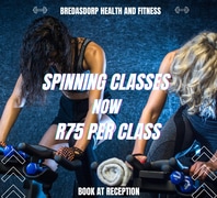 Spinning Classes at Only R75 per Class for Non-Members!