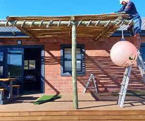 Indoor-Outdoor Flow: Perfect Wooden Veranda
