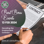 Best Boss Events (13 Feb 2024) Decoding the Employment Contract - R275