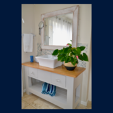 Main En-suite Vanity 1 - Rest and Sea Self-catering - Xplorio™ Gansbaai
