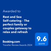 Booking.com Award - Rest and Sea Self-catering - Xplorio™ Gansbaai