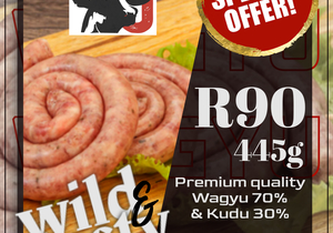 Wagyu and Kudu Braai Wors