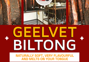 Geelvet Biltong