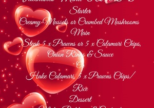 Valentine's Menu