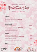 Valentine's Day Special Menu