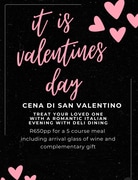 Valentine's Dining at Dal-Italia Delicatessen!