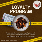 Loyalty Rewarded at Jan Biltong!