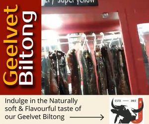 Geelvet Biltong
